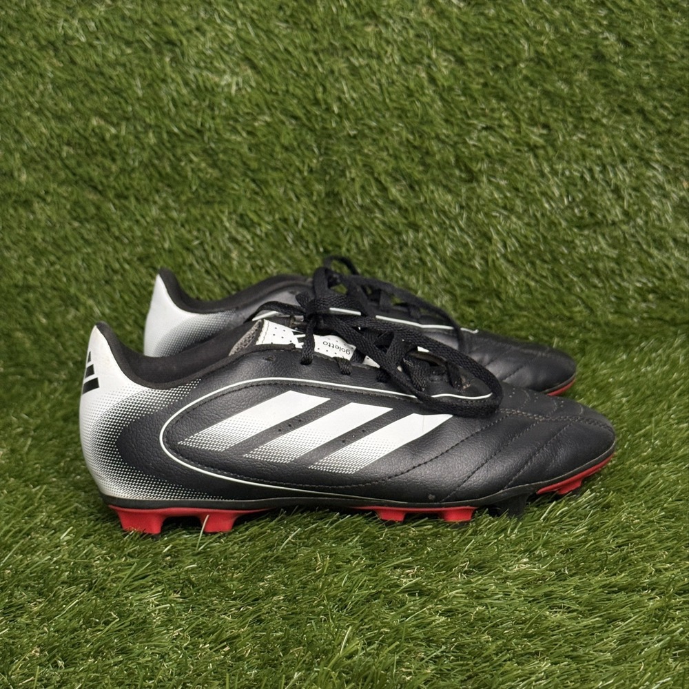 Adidas Goletto IX Mens Soccer Cleats Size 6.5 Black White Scarlet IH7702